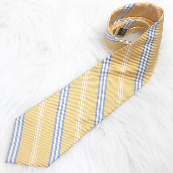 Lands' End Other - LANDSEND Yellow, Blue and White Striped Tie